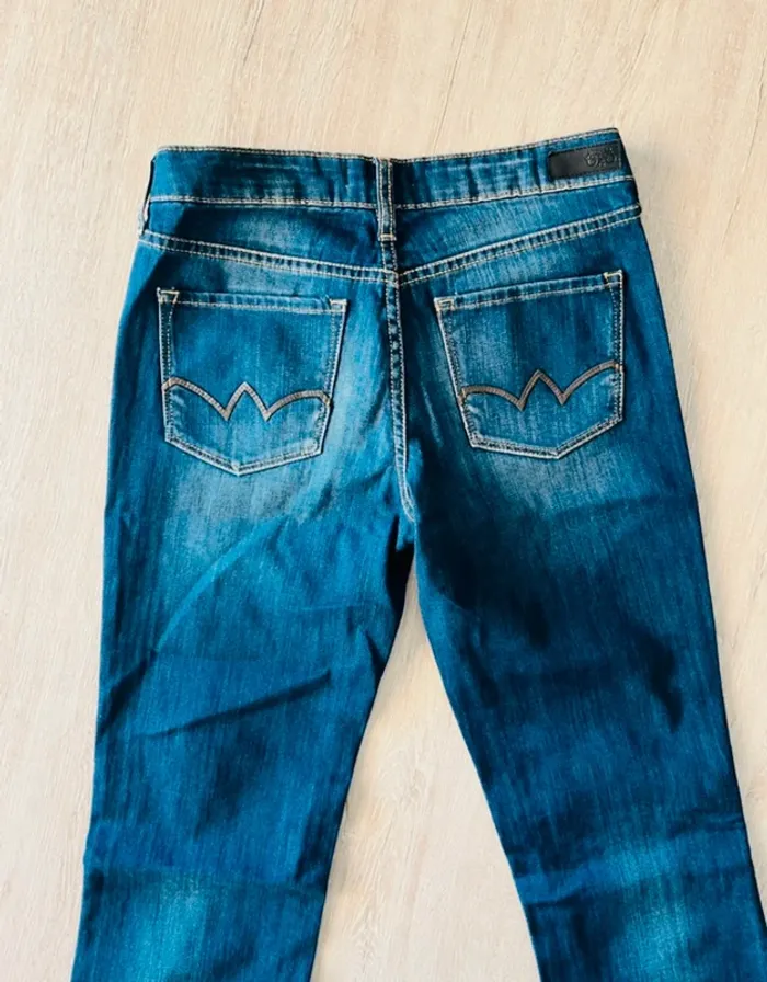Jeans bleu femme Le temps des cerises - photo numéro 4