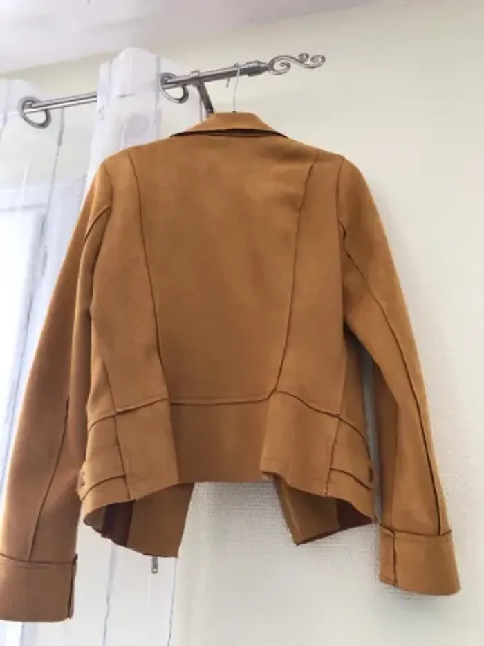 Veste perfecto moutarde Taille M - photo numéro 4