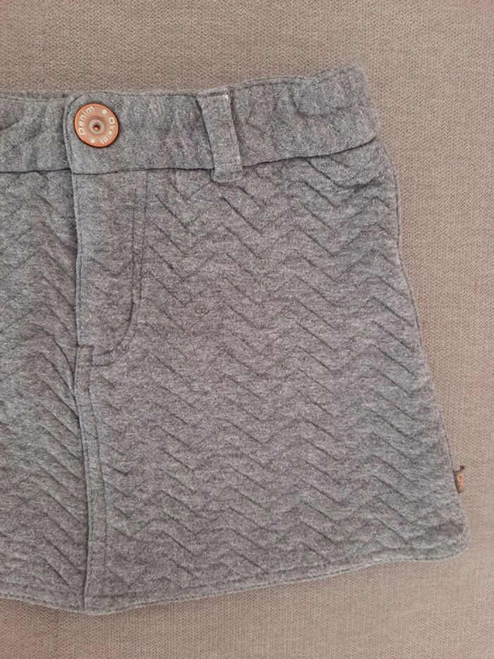 Jupe molletonnée Okaïdi 4 ans grise - photo numéro 2