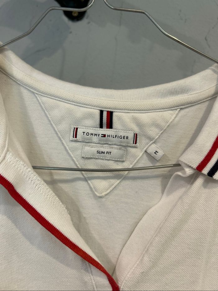 Polo blanc Tommy Hilfiger M - photo numéro 3