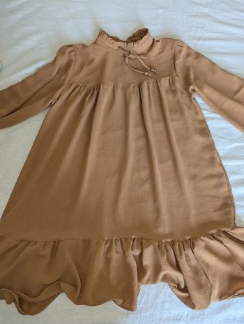 Robe ample beige camel taille 38 M