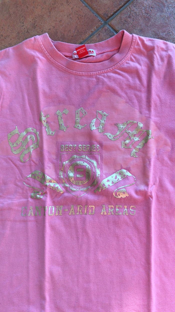 Orchestra t shirt manche longue rose - photo numéro 2