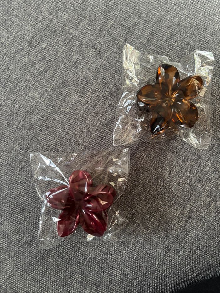 Lot 2 pinces fleur - photo numéro 2