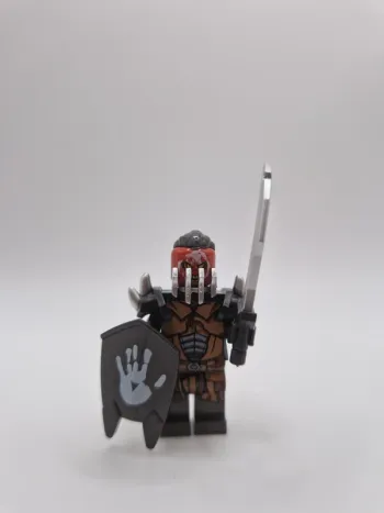 Figurine type lego Chef guerriers orcs seigneur des anneaux / hobbit