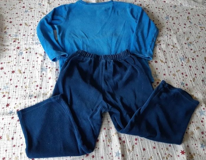Pyjama 2 pièces velours 3 ans TEX - photo numéro 2