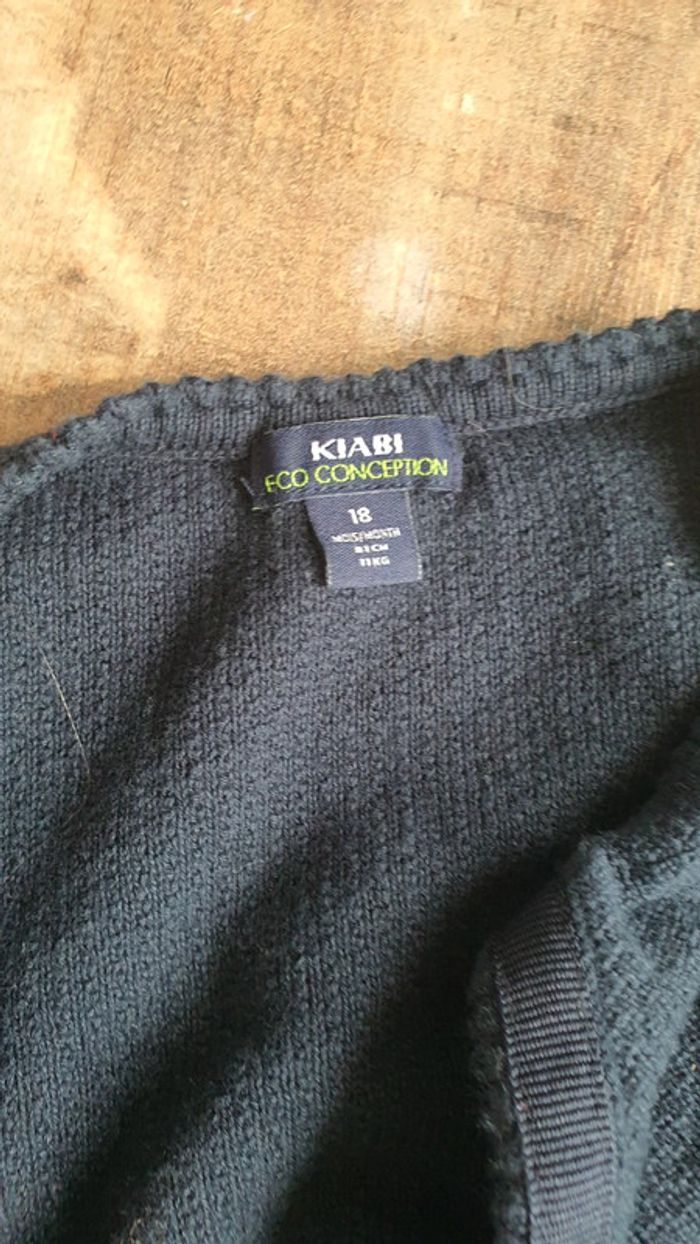 Gilet kiabi 18 mois en très bon état - photo numéro 2