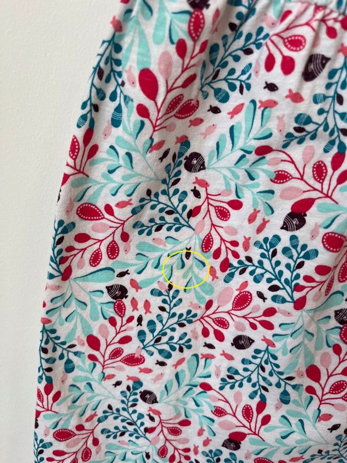 Robe d’été à bretelles (poissons et végétaux) - Okaïdi 6 ans (116cm) - photo numéro 6