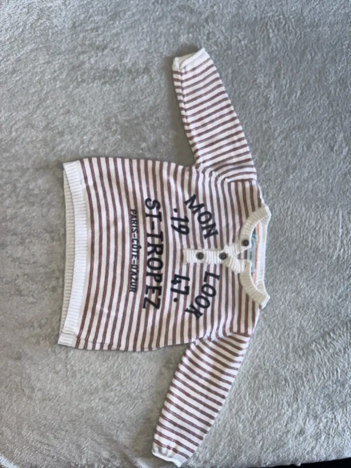 Pull à rayures