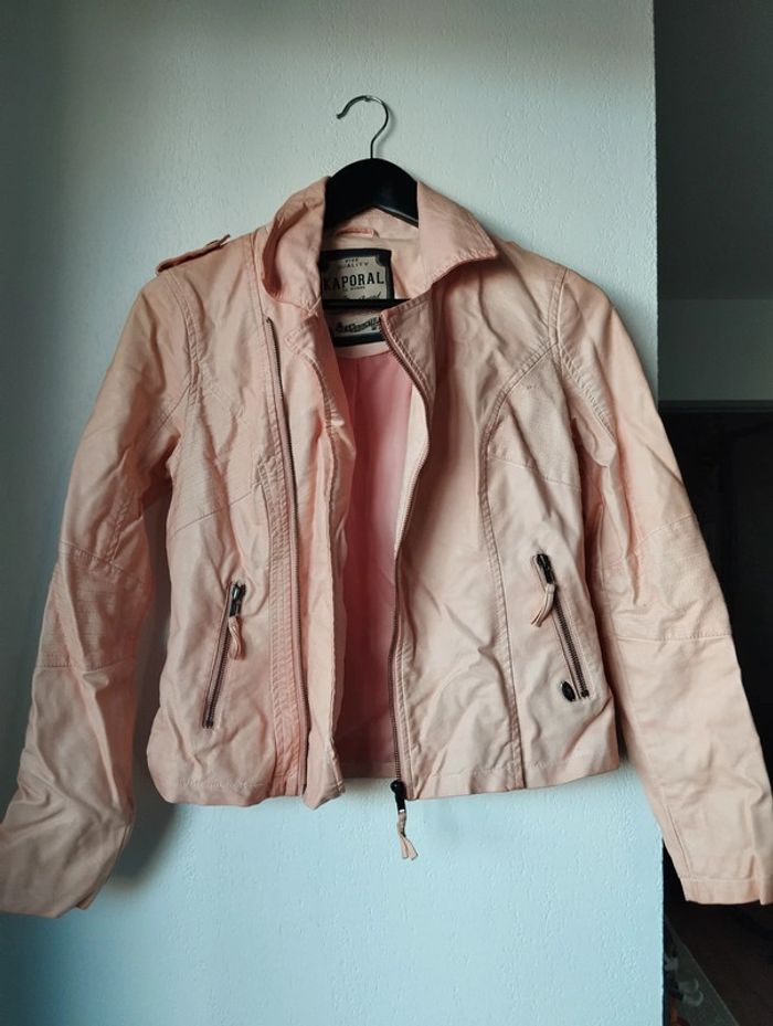 Veste cuir Kaporal
