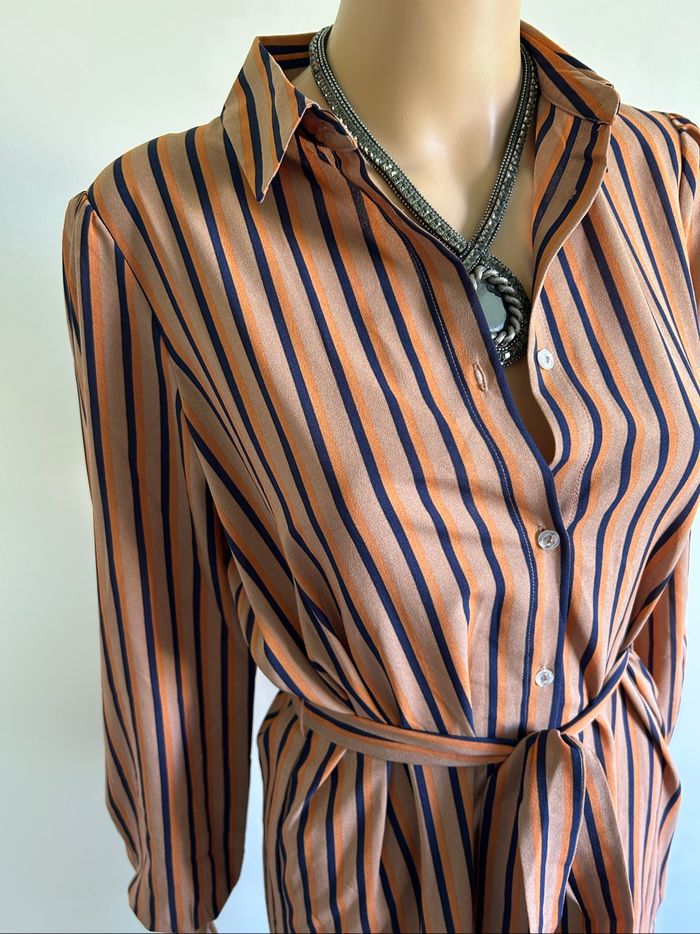 Robe rayée neuve à manches longues Kaporal taille S (valeur 69€) - photo numéro 4