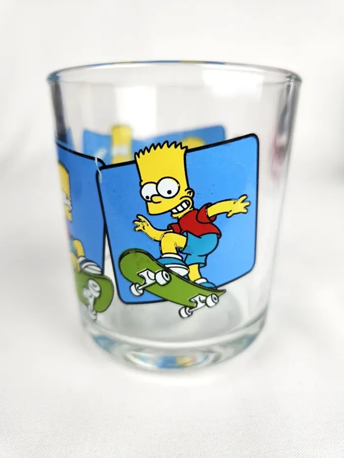 Verre Bart Simpson Skate Board - Collector - Les Simpsons - Nocillo Forum Barcelona 2004 - photo numéro 6