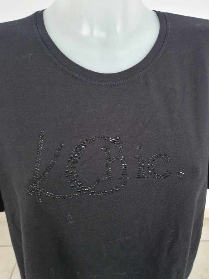 Haut noir avec inscription KChic Karting collection d'Armor-Lux - photo numéro 2
