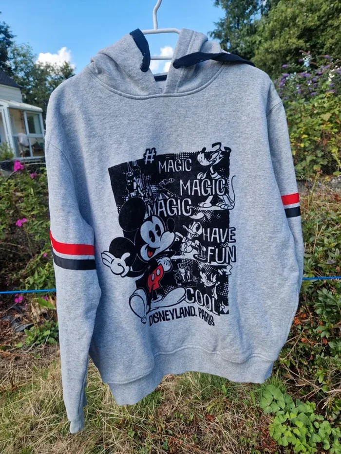 🌟 Sweat à capuche Disneyland Paris Mickey 🌟