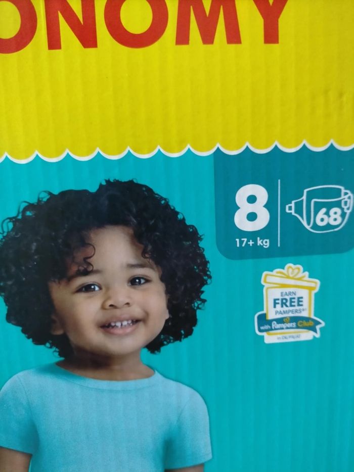 Lot couches pampers baby dry taille 8 - photo numéro 2