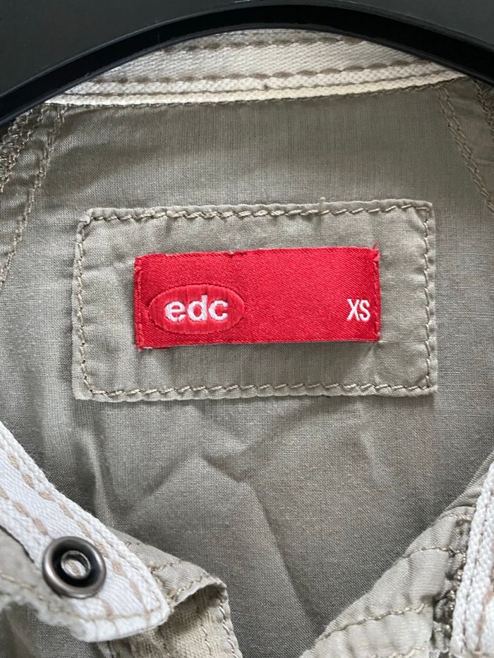 Chemisier kaki EDC taille S français - photo numéro 3