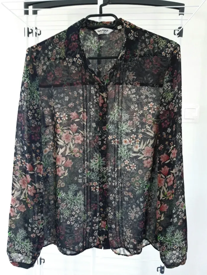 Chemise Naf Naf imprimée taille 38 neuve