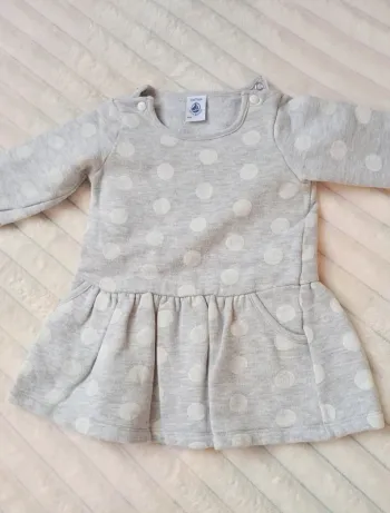 Robe grise Petit Bateau