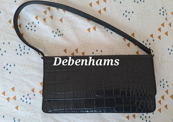 Pochette imitation croco