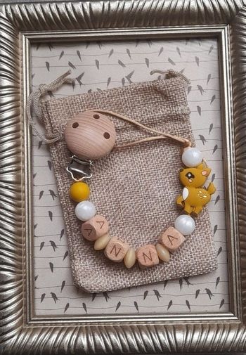 Attache tétine personnalisé