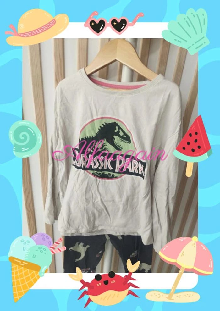Ensemble Jurassic park legging et haut 10ans - photo numéro 2