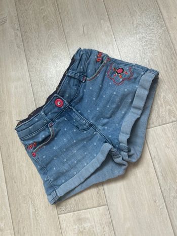 Short en jean fille
