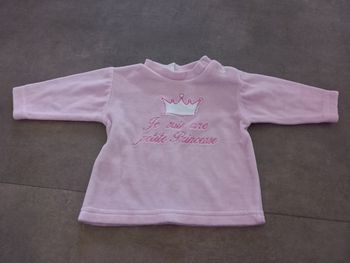 Haut de pyjama je suis une princesse