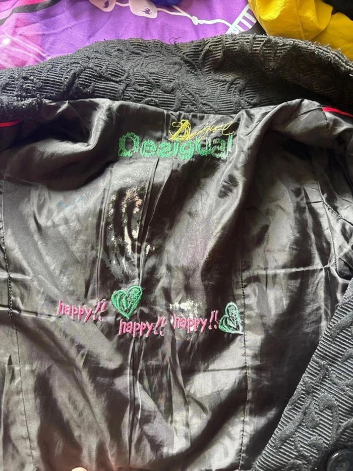 Manteau original taille 46 marque desigual • - photo numéro 4