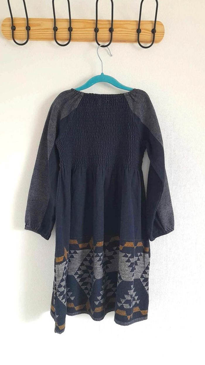 Robe bleu marine ZY girl taille 7/8 ans - photo numéro 2