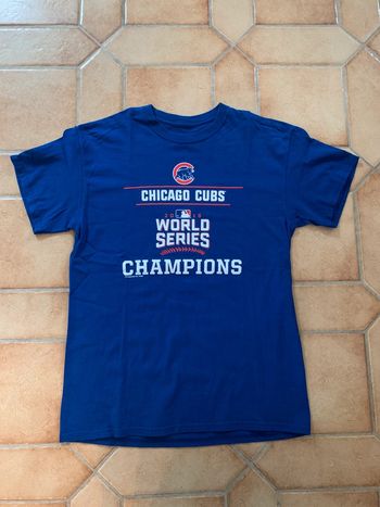 Tee shirt printed / imprimé unisexe Chicago bears champion world series 2016 MLB