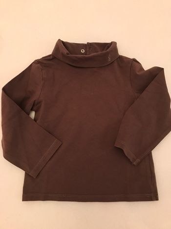 Sous-Pull col roulé Marron OBAÏBI