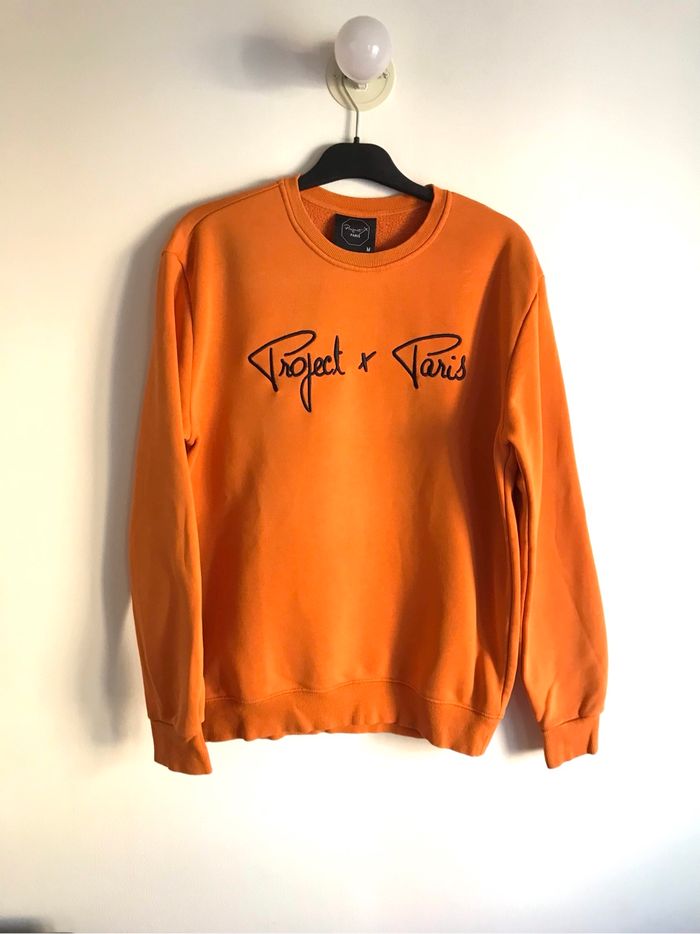 Sweat orange homme Project x Paris taille M