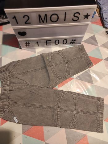 Jeans alphabet 12 mois