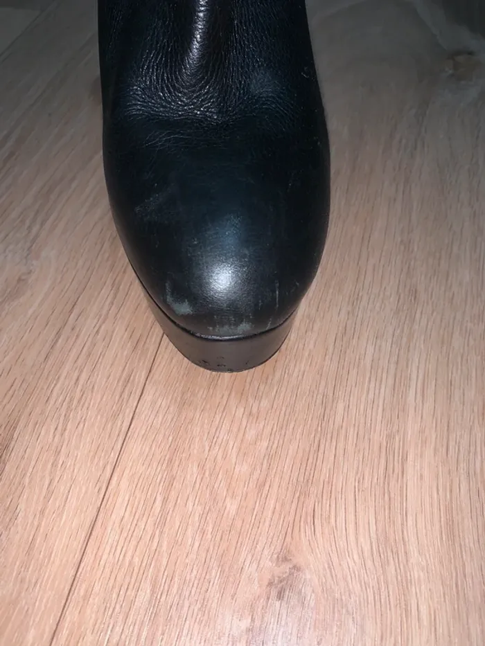 Bottines noir à plateforme - photo numéro 7