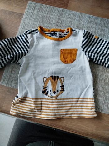 Vends tee shirt manche longue taille 3 mois