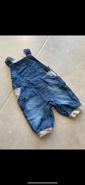 Salopette en jean 3 mois