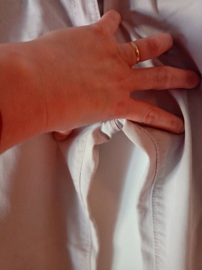 Joli pantalon rose pâle.  10 ans - photo numéro 7