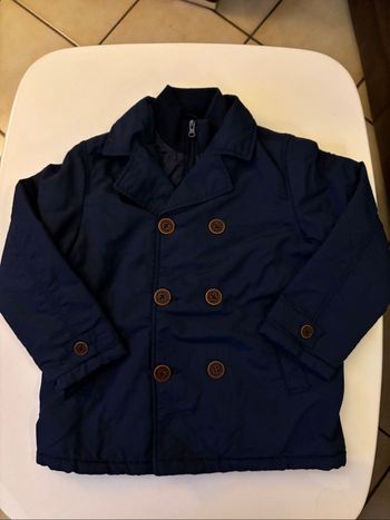 Manteau benetton 8ans bleu marine