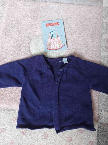 Gilet 12 mois obaïbi