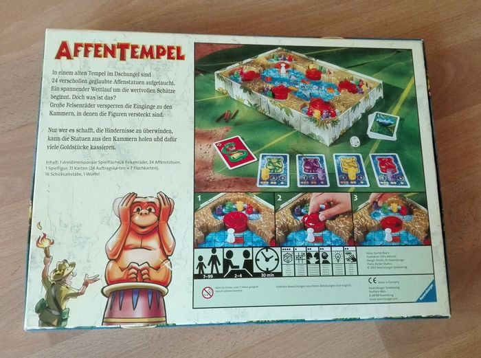 Jeu de société 'Temple des singes" Ravensburger 7 ans 2-4 joueurs - photo numéro 2