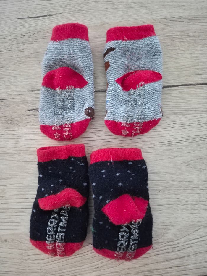 Lot de 2 paires de chaussettes de Noël - photo numéro 2