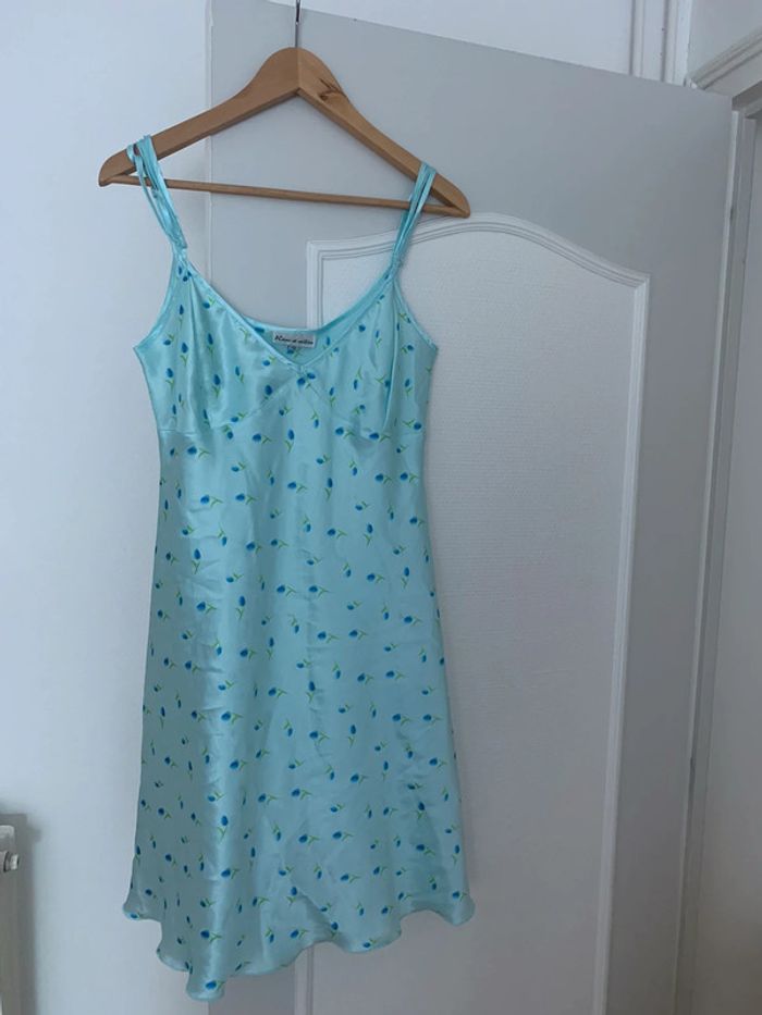 Chemise de nuit satinée