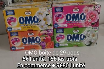 Omo lot de trois 