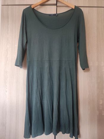 Robe verte foncé casual t 42 Kiabi