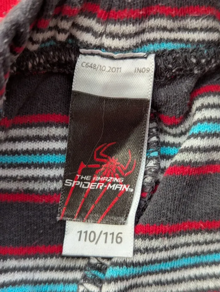 Pyjama rouge Spider-Man 100 % coton – Taille 110/116 cm (env. 5-6 ans) - photo numéro 5