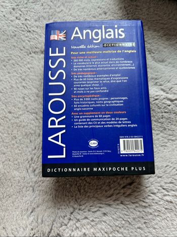 Dictionnaire Anglais