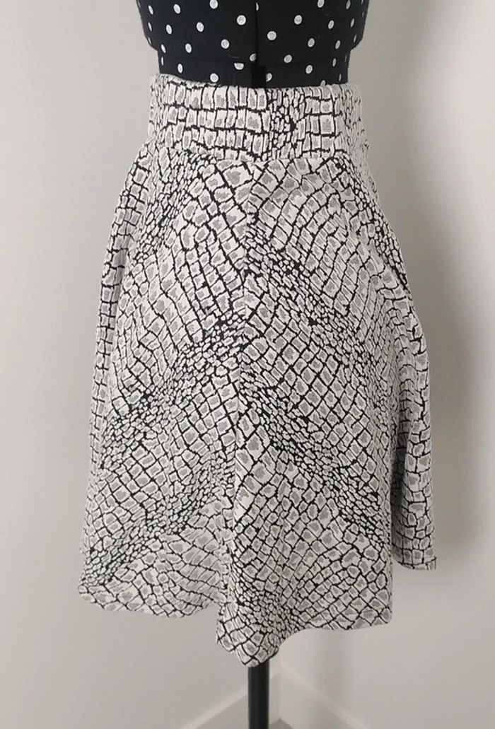 Jupe courte noir blanc taille L Brave Soul - photo numéro 3