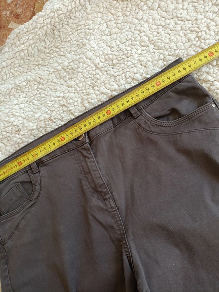 Pantalon droit gris foncé – BRÉAL – taille 44 mignon casual grisé - photo numéro 6