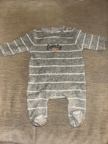 Pyjama velours 1 mois Kiabi