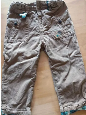 Pantalon  marron  clair