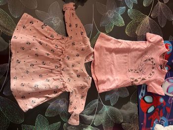 2 robe fille 1 mois 